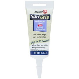 Zinsser 391498 SureGrip Wallpaper Seam and Repair Adhesive, 2 Ounce