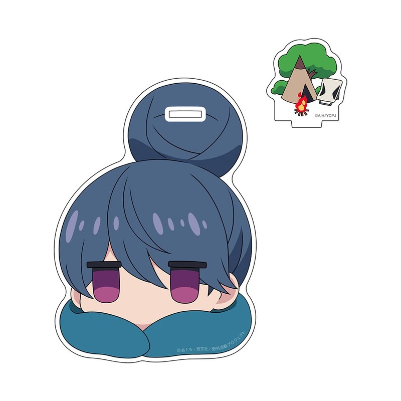Yurucamp SEASON3 Rin-chan's Sakicho Campsite Acrylic Coaster