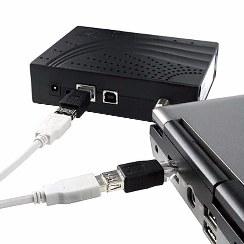 Herfair Ethernet to USB Adapter 2PCS for ADSL Modem/Router/Computer Camera/Surveillance