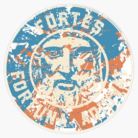 HOF Trading Fortes Fortuna Adiuvat - Fortune Favors The Bold Vinyl Sticker Waterproof Decal Laptop Wall Window Bumper Sticker 5"
