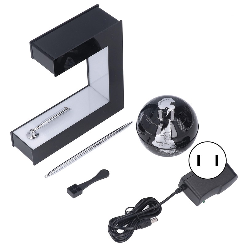 Magnetic Levitation Globe E Shaped Floating Decoration Ornament 100‑240V for