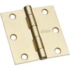 National Hardware V512 3" Door Hinge in Satin Brass