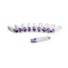 IBILI Fondant Crimper Set Jagged/Serrated 10 Pieces of Plastic, White/Purple,
