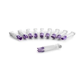 IBILI Fondant Crimper Set Jagged/Serrated 10 Pieces of Plastic, White/Purple, 10 x 8 x 8 cm