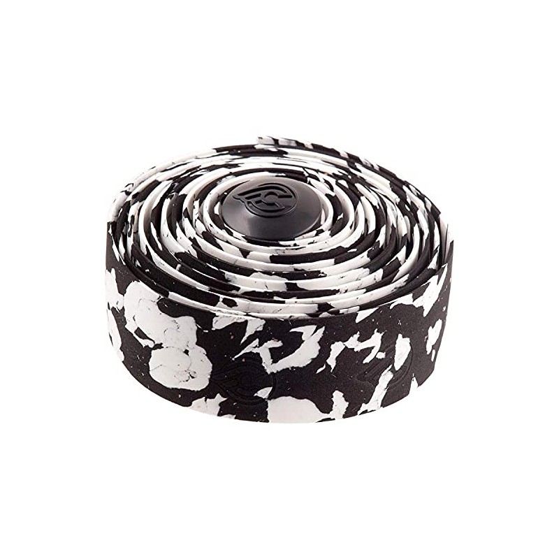 Cinelli Macro Splash Ribbon Handlebar Tape, Black/White