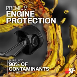 K&N Motorcycle Oil Filter: High Performance, Premium, Designed to be used with Synthetic or Conventional Oils: Fits Select Honda, Kawasaki Motorcycle Models, KN-112