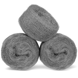 Steel Wool Mice Control, 3 Pack 3" x 11.5 Ft Mouse Hole Filler, Mice Barrier Mouse Gap Filler for Garden, House, Garage, Prevent Animals from Entering Holes, Siding, Pipeline, Vents