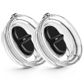 Bluwing 2 Pack 20 oz Replacement Stronghold Lid for YETI Rambler TraveI Mug with Threads Only, Spill Proof Screw Top Lid for YETI Threaded Travel Mug