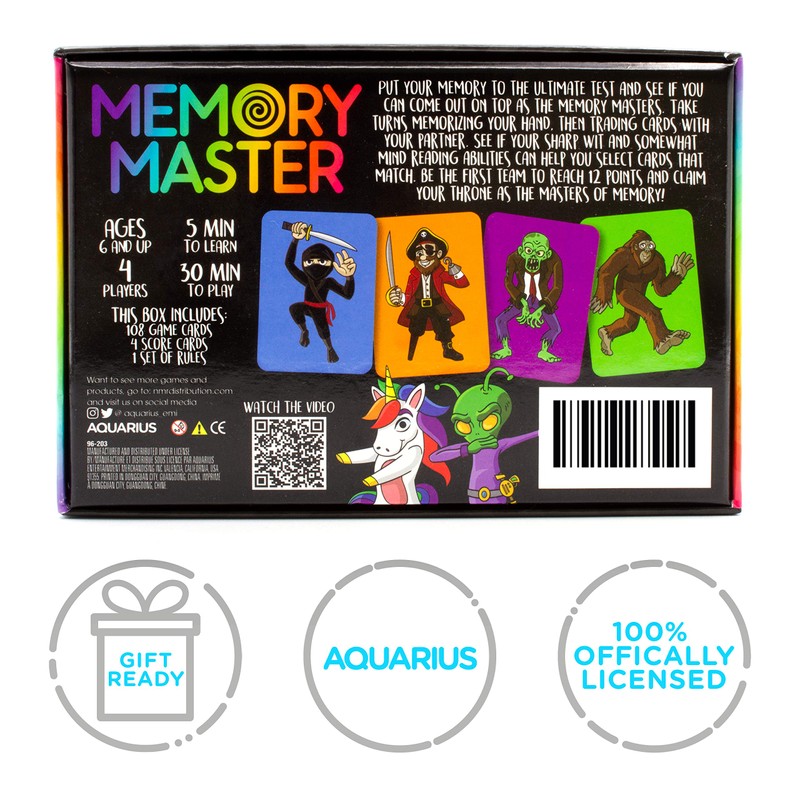 AQUARIUS - Memory Master Card Game