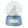 Things REMEMEBERED Engraved Praying Boy Musical Snow Globe (Free Customization),