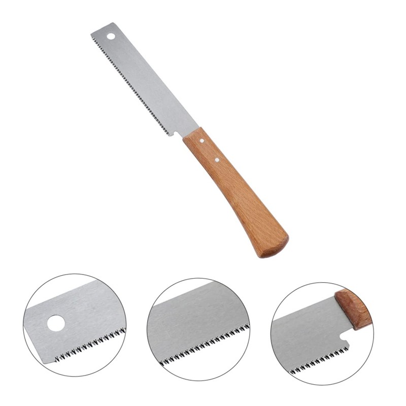 Tofficu 1PC Handle Precision Hand Saw for DIY Woodworking Lightweight