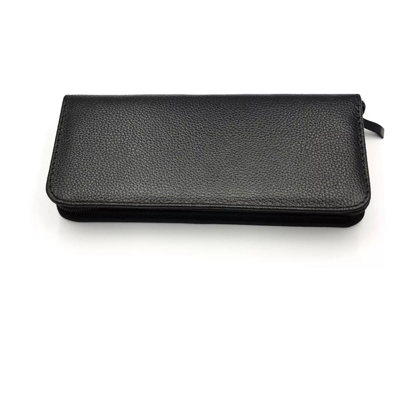 EVOLVING Tijeras Negro Mate Con Peines Al Carbon Barbero Estilista