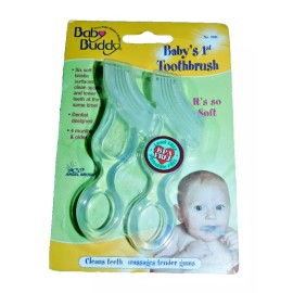 Angel Baby Buddy 1st Toothbrush Silicone Teether BPA Free Chewable Toddler Brush