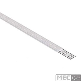LED Profile ST10 Aluminium Black for LED Strips Including Cover for LED Strips up to 10 mm (Black 2 m Matte)