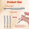 XIYING 3 Pcs Piercing Tools, Flat Back Earring Applicator Tool,