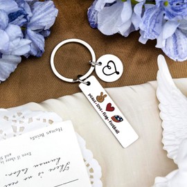 Football Gifts for Men Cool Football Stuff Keychains Football Games Gifts for Football Lovers Players Coaches Fans Sons Nephews Birthday Christmas Sports Gift for Him Football Accessories Keyring