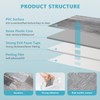 Vamos Tile 100-Piece Peel and Stick Backsplash Seamless Tile,3''x6'' Distressed