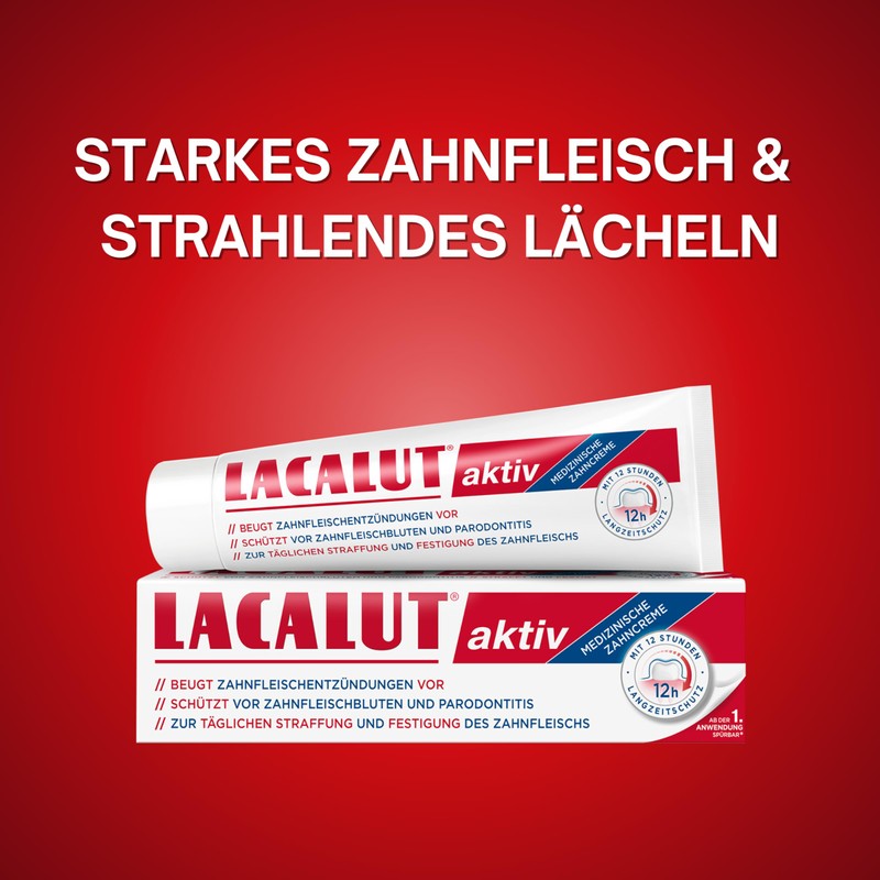 Lacalut Active Toothpaste Pack of 4 (4 x 100 ml)
