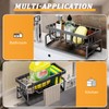 huipinghu Kitchen Sink Caddy Storage & Organisation, Sink Tidy, Accessories-Stainless