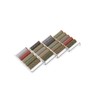 Ymjhdfe Expandable Acrylic Spice Drawer Organizer – 4-Tier Clear Seasoning