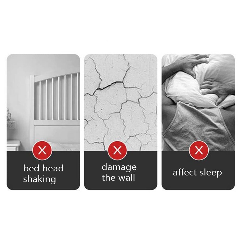 OUKEYI 4 Pack Adjustable Threaded Bed Frame Anti-Shake Tool,Bed stoppers,