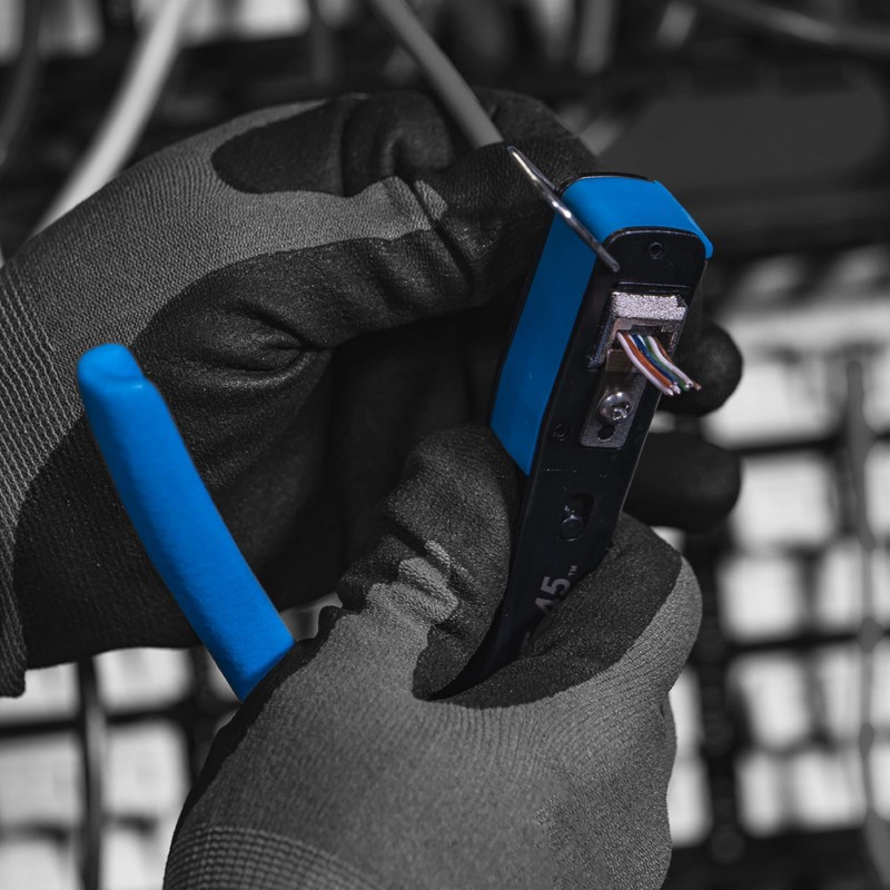 IDEAL Electrical 30-495 FT-45 Feed-Thru Modular Plug Crimp Tool for