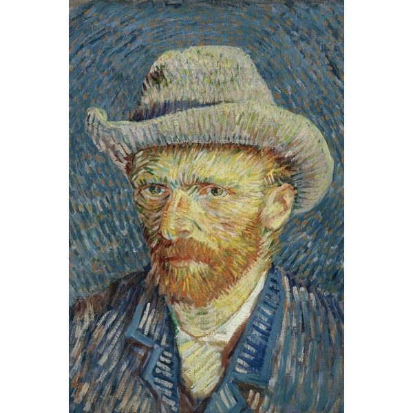 Art Journal: Self-portrait with grey felt hat - Vincent van