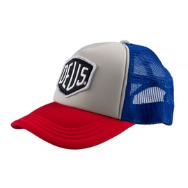 Deus Ex Machina Baylands Snapback trucker cap - Red/Blue