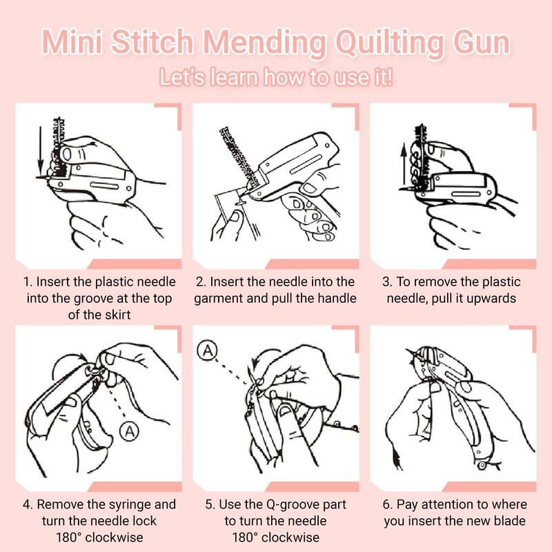 Tagging Gun Kit, Handheld Stitch Fine Stitch Tool Gun Quick