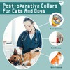 Ovatt PVC inflatable pet collar for small medium and large