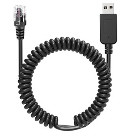 Jsvecip Radar Detector Cable,USB to RJ11 Plug Cable,Replacement Power Cable for Radar Detectors,Compatible with Unide R3/7/1,Escort 360 Passport 9500i/7500S/8500/7500 etc Radar Detectors(RJ11-6.56FT)