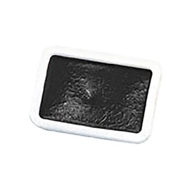 Prang 406006 Non-Toxic Semi-Moist Watercolor Paint Refill, Plastic Whole Pan, 0.63" Height, 3.75" Width, 6.5" Length, Black (Pack of 12)