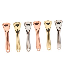 FOMIYES Metal Eye Cream Massager Sticks Makeup Scoop Compact Beauty Tool Set for Cream Moisturizer Mask Portable Easy to Clean