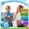 Blue Owl Sensory Pop Fidget Toys for Kids 3-12,Handheld Game