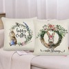 Leeelyan Easter Cushion Cover 45 x 45 cm 45 x
