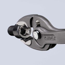 Knipex TwinGrip Atramentized Front Multi-Grip Pliers 200 mm 82 01 200 Black Plastic Coated Anti-Slip