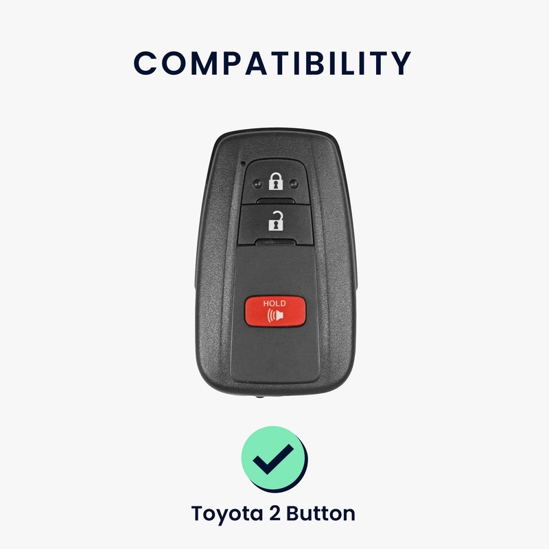 kwmobile Carcasa Compatible con Llavero de Toyota Llave de Coche