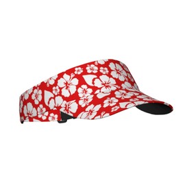 Visor Hats Funky Hawaiian Style Sun Sports Adjustable Beach Colorful Cap& Hat Men Women Adults