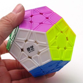 Megaminx Speed Cube, Stickerless 3x3x3 Pentagonal Speed Cube Dodecahedron Magic Cube Puzzle