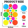 140Pcs Round Stickers, 5cm Large Round Stickers, 3cm Circle Labels,