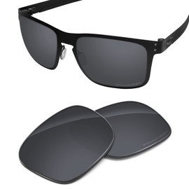 Tintart Performance Replacement Lens Compatible with Oakley Holbrook Metal OO4123 Polarized Etched-Sport Black