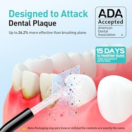 COSLUS Hilo Dental de Agua: Irrigador Oral Portátil Inalámbrico 300ML Recargable Limpiador de Viaje IPX7 Impermeable Máquina de Hilo Dental Eléctrico 