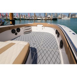 Nauticoat EVA Foam Boat Flooring 92.5''x43.3/35.4/23.6" Marine Decking Faux Teak/Camo, Marine Flooring, Non Skid Boat Foam Decking for Boat Carpet, RVs and Swim spas,Outdoor Stair treads,Cooler Pads.