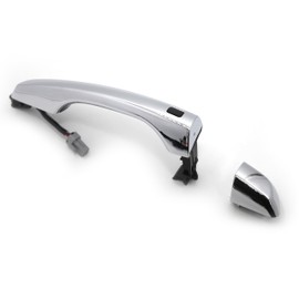 Otois Front Passenger Side Right Chrome Exterior Door Handle Keyless Entry Smart Key Type for Hyundai Elantra 2017 2020 OE# 82661-F2210 82662-F2050