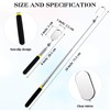 2 Pieces Telescoping Inspection Mirror Eyelash Inspection Mirror Adjustable Extension
