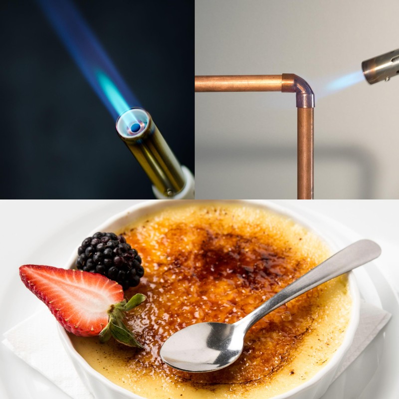 Cultimo Flambé Burner, Powerful Kitchen Burner, Bunsen Burner, Soldering Burner,