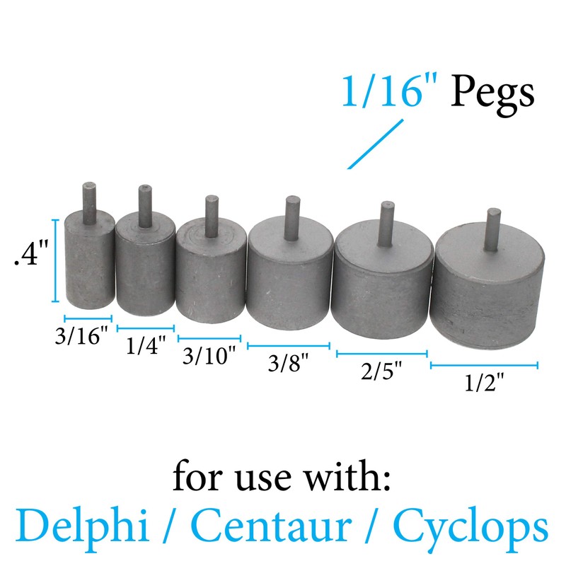 Wigjig Super Pegs - Olympus Round (Large)