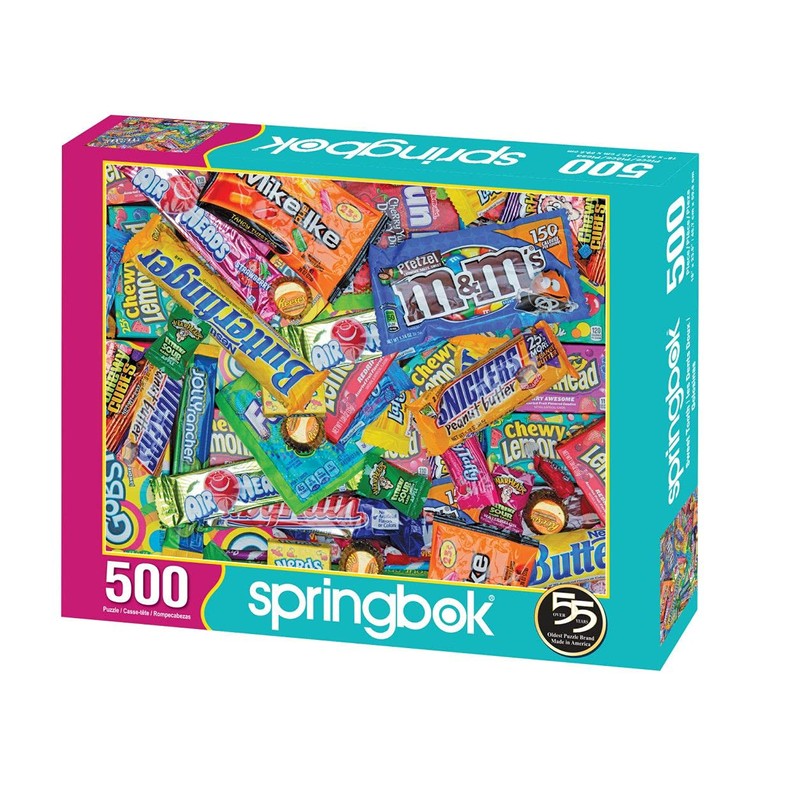 Springbok's 500 Piece Jigsaw Puzzle Sweet Tooth, Multi