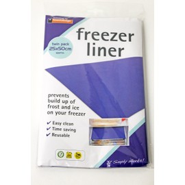 Freezer Liner TWIN Pack 25x50cm Approx, Prevents Build up of Frost and ice in your Freezer, Easy Clean!
