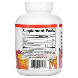 Fruit-flavored Chewable Vitamin C Peach Passion Fruit Mango 500mg 90 Chewable Whopper / 과일-맛 츄어블 비타민 C 복숭아 패션프루트 망고 500mg 90 츄어블 와퍼